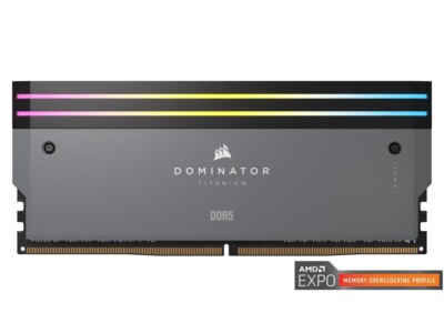 Corsair 64GB (2x32GB) DOMINATOR® TITANIUM RGB 4800MHz DDR5