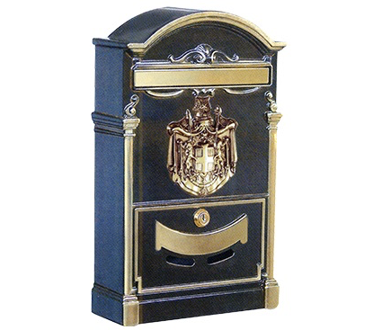 CASSETTA POSTALE IN OTTONE ALUBOX 'RESIDENCE'