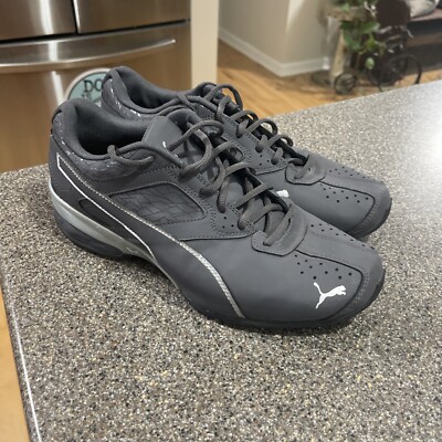 PUMA Tazon Fracture FM Athletic Shoe  Men Size 9.5 Eur 44 Gray Cross Trainer
