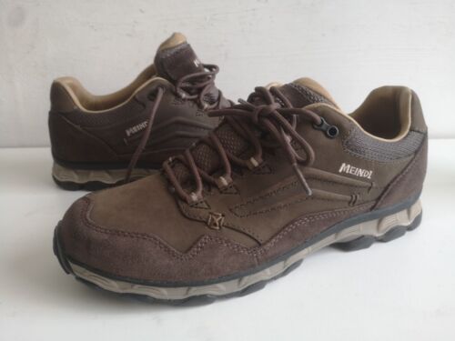 Mens Walking Shoes Lace Up Meindl Bogota LF Size 42 UK 8 Brown Leather - Picture 7 of 19