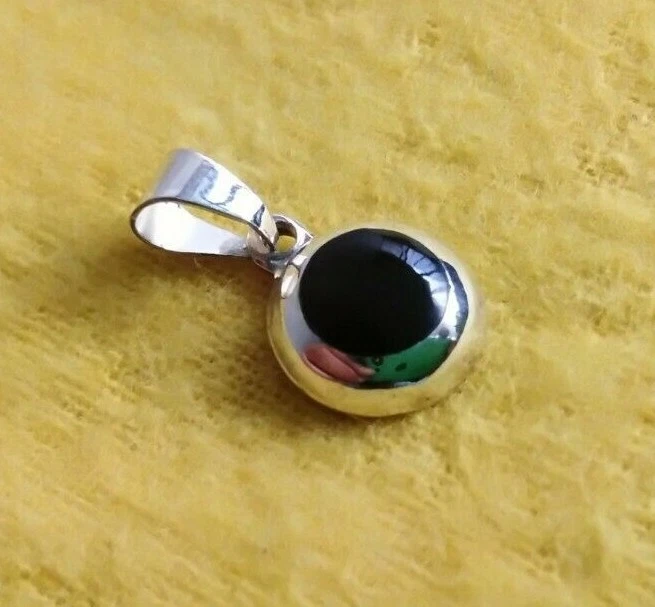 Ciondolo peruviano in argento 950 con pietra onice - Immagine 2 di 4