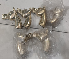 LOT OF 10 PIC Solid Brass Finish Heavy top Handle for Wooden Walking Cane Stick