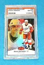 STEVE YZERMAN 2006 FLAIR SHOWCASE #38 RED WINGS HOF PSA 10 🔥 GORGEOUS FOIL