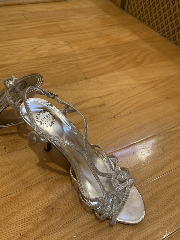 Sandals Women's 8.5MSilver Glitter Bridal Party
