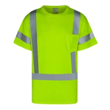 CLARO Everyday ANSI Class 3 Short Sleeve T-Shirt Hi Vis