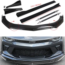 For CAMRO Front Bumper Lip Spoiler Splitter Body Kit/Side Skirt Body Kits E