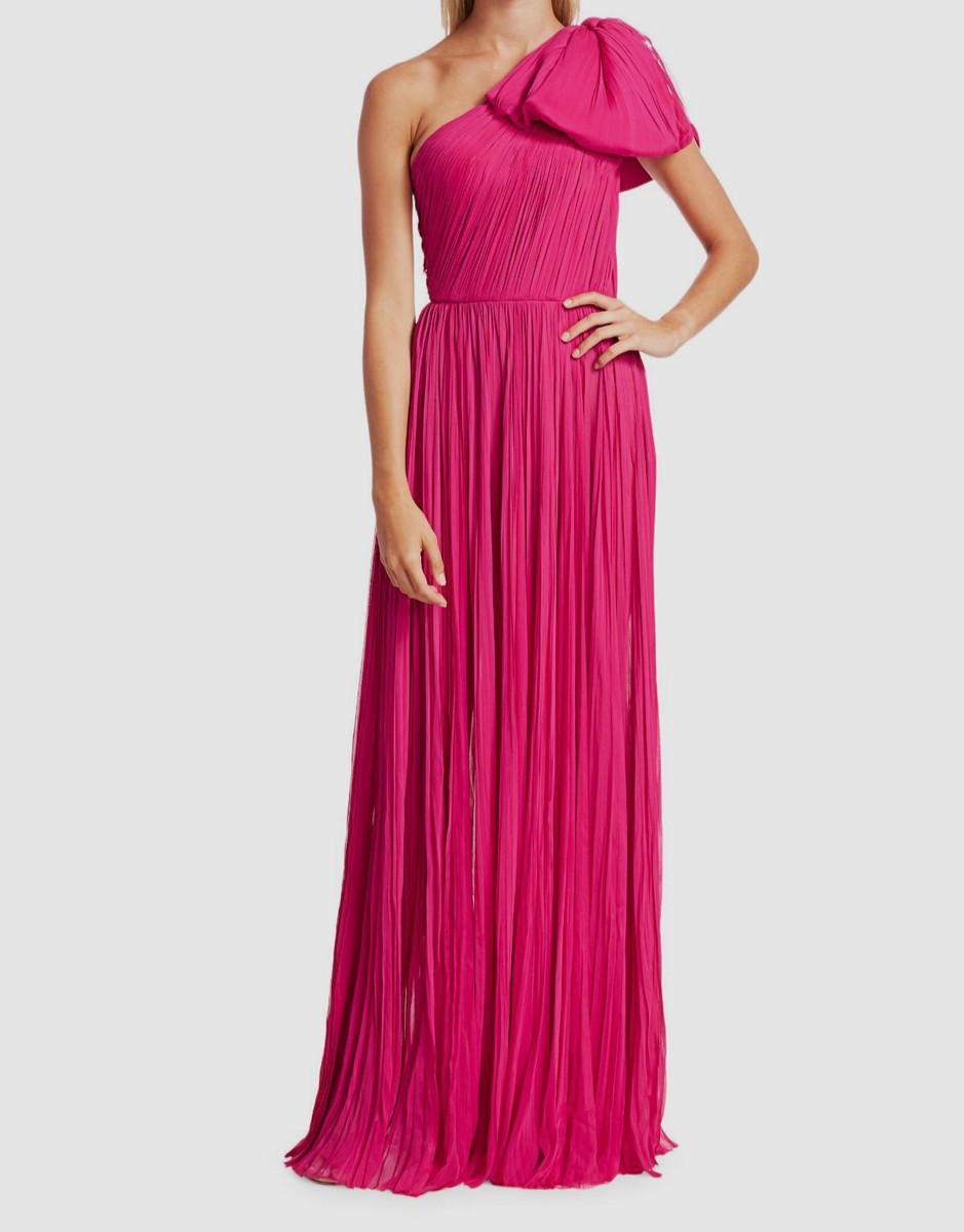 j mendel pink dress J. Mendel V-Neck Knee-Length Dress - Pink Dresses, Clothing - JME40708