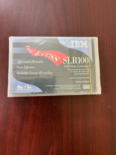 IBM SLR100 5GB (up to 10 GB compress SLR100 format) data cartridge. - 35L0661