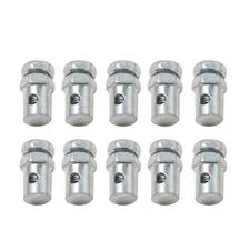 10 PCS Universal Clutch Brake Throttle Cable Ends Stops 1/8" Cable Clamps Lock