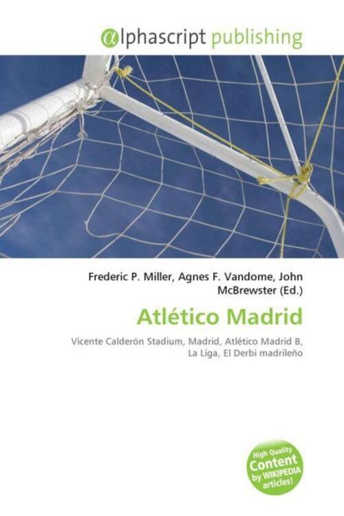 Frederic P. Miller (u. A.) | Atlético Madrid | Taschenbuch | Englisch