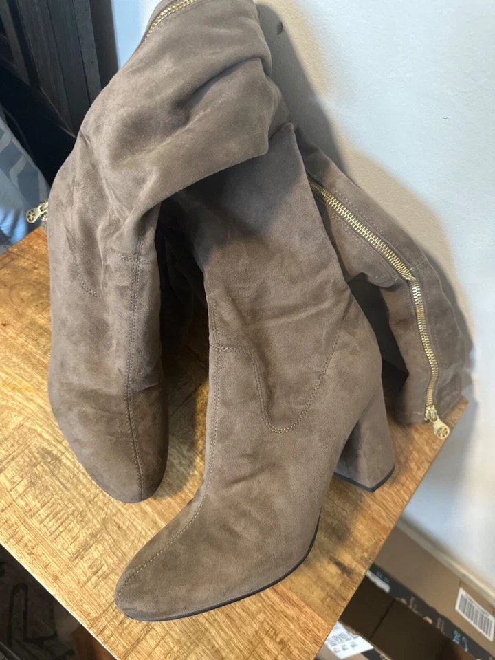 Женские GUESS Arla над колена каблуке платье ботинки - серый 9 М - Изображение 4 из 4