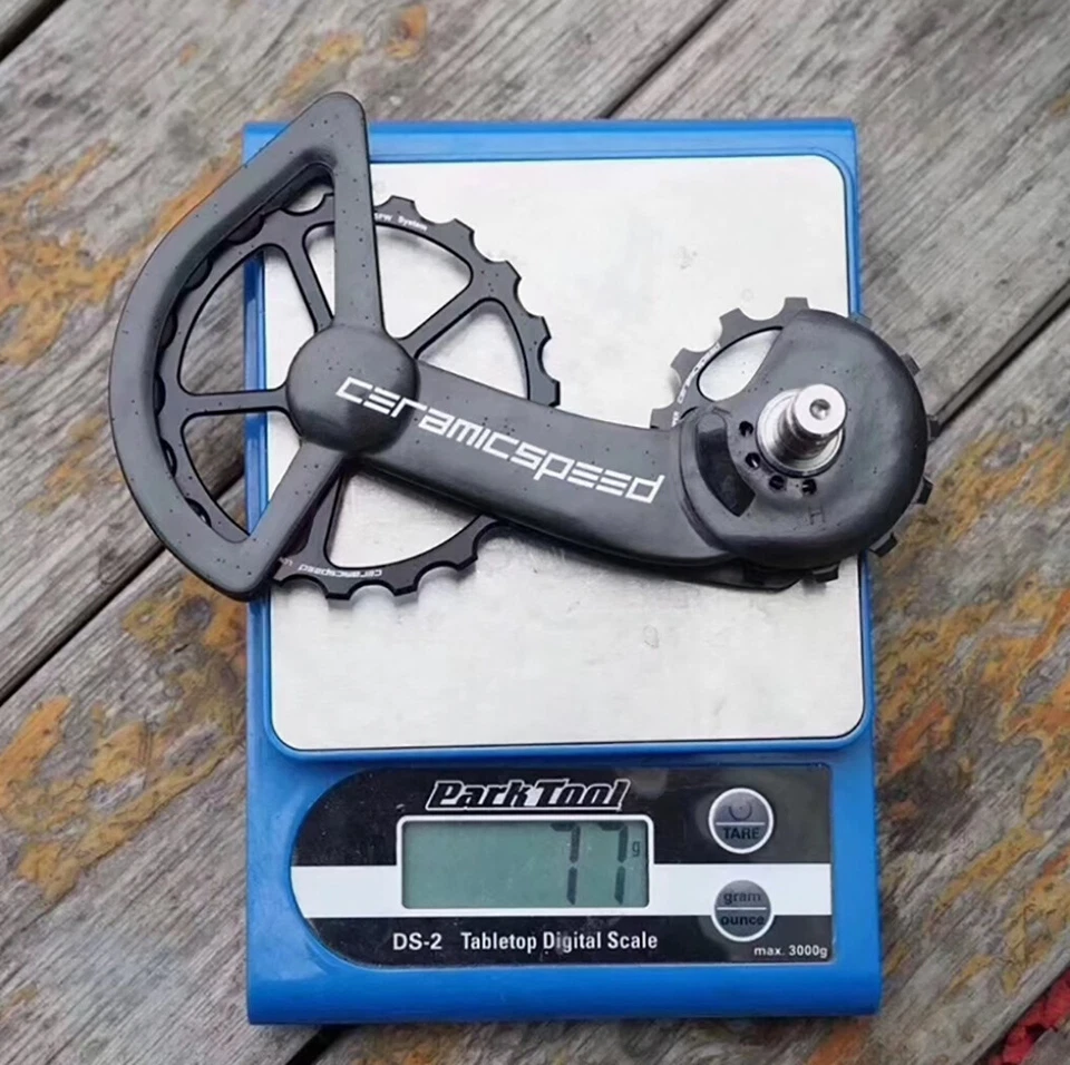 Polea de desviador de gran tamaño para bicicleta de carretera CeramicSpeed actualización con rodamientos de cerámica Foto 3 de 4