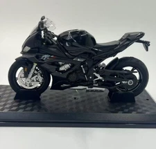 Automaxx 1:12 Scale 2009 BMW S1000RR Plastic Motorcycle Model Bike Toy Black