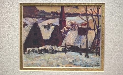Paul Gauguin Breton Village In The Snow French Fine Art Print Christmas Card - Picture 11 of 24