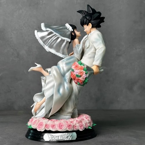 31 cm Neu Dragon Ball Z Son Goku Figur Chichi Hochzeit Version Figur Modell - Bild 19 von 24