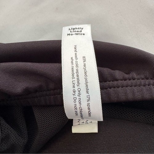Lane Bryant No-Wire Blouson Tankini Top Schwarz Blumen Integrierter BH Schwimmen Gr. 28 - Bild 6 von 8