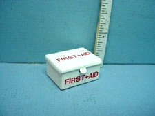 Miniature First Aid Box #MUL2510 Painted Metal 1/12th Sc