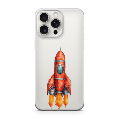 Sunny-Case Handyhülle für iphone 7 PLUS / 8PLUS rote Rakete landet Nr.710 Welt