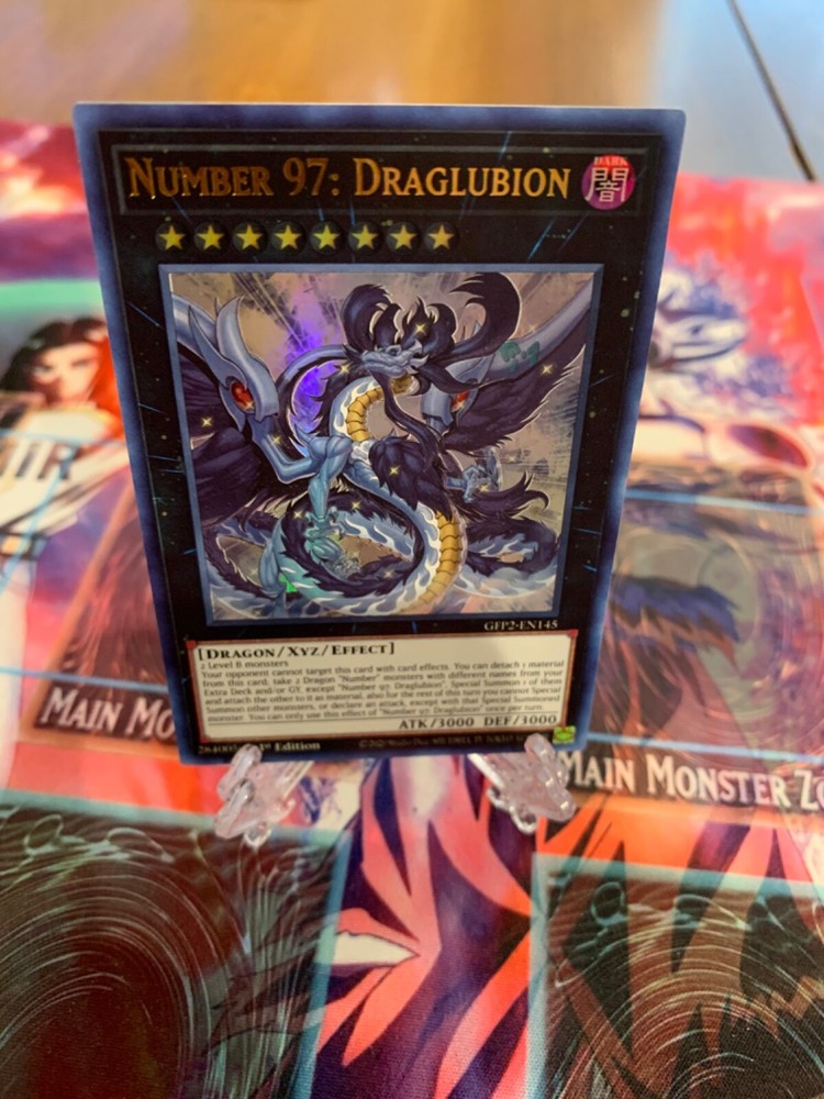 Yugioh Number 97 Draglubion 1st Edition Ultra NM GFP2-EN145