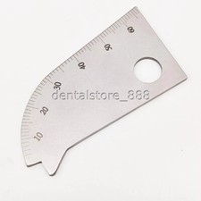 Dental Bite Gauge Curve Caliper Mouth Gag Opening Capacity Measuring Ruler