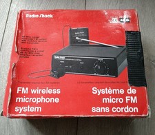 Fm Wireless Microphone System Radio Shack, Boxed