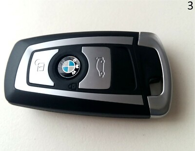 3-Tasten Smartkey Gehäuse für BMW F F20 F21 F22 F30 F31 F80 F33 Schlüssel silber