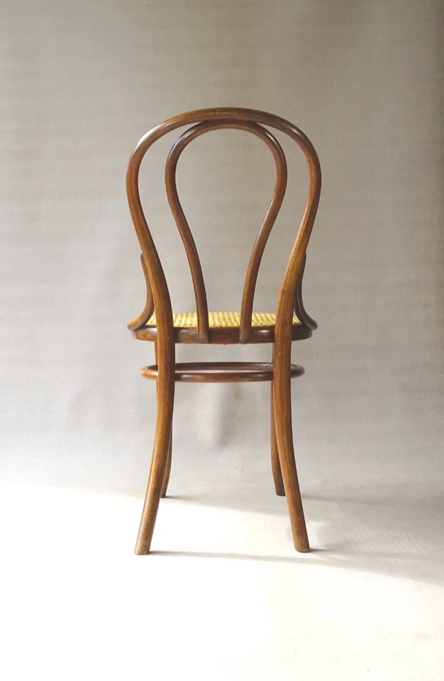 Chaise Thonet N°18 assise cannée, Ca 1890 - Photo 3/4