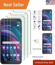 3 Pack Tempered Glass Screen Protectors for BLU View 3 - 9H Hardness, Ultra C...
