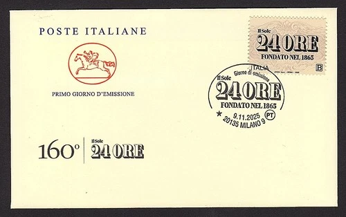 Italy 2025: Il Sole 24 Ore - FDC "Cavallino" / 1st day of issue