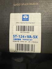 SIRUI ST124 VA5 Carbon Fiber Tripod with VA-5 Fluid Video Head 26.4lb Load