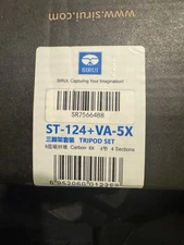 SIRUI ST124+VA5 Carbon Fiber Tripod with VA-5 Fluid Video Head 26.4lb Load