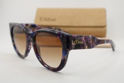 NEW CHLOE CH0192S 003 AMETHYST VIOLET GOLD AUTHENTIC SUNGLASSES 55-18