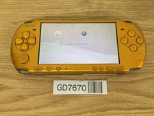 GD7670 Plz Read Item Condi PSP-3000 BRIGHT YELLOW SONY PSP Console Japan