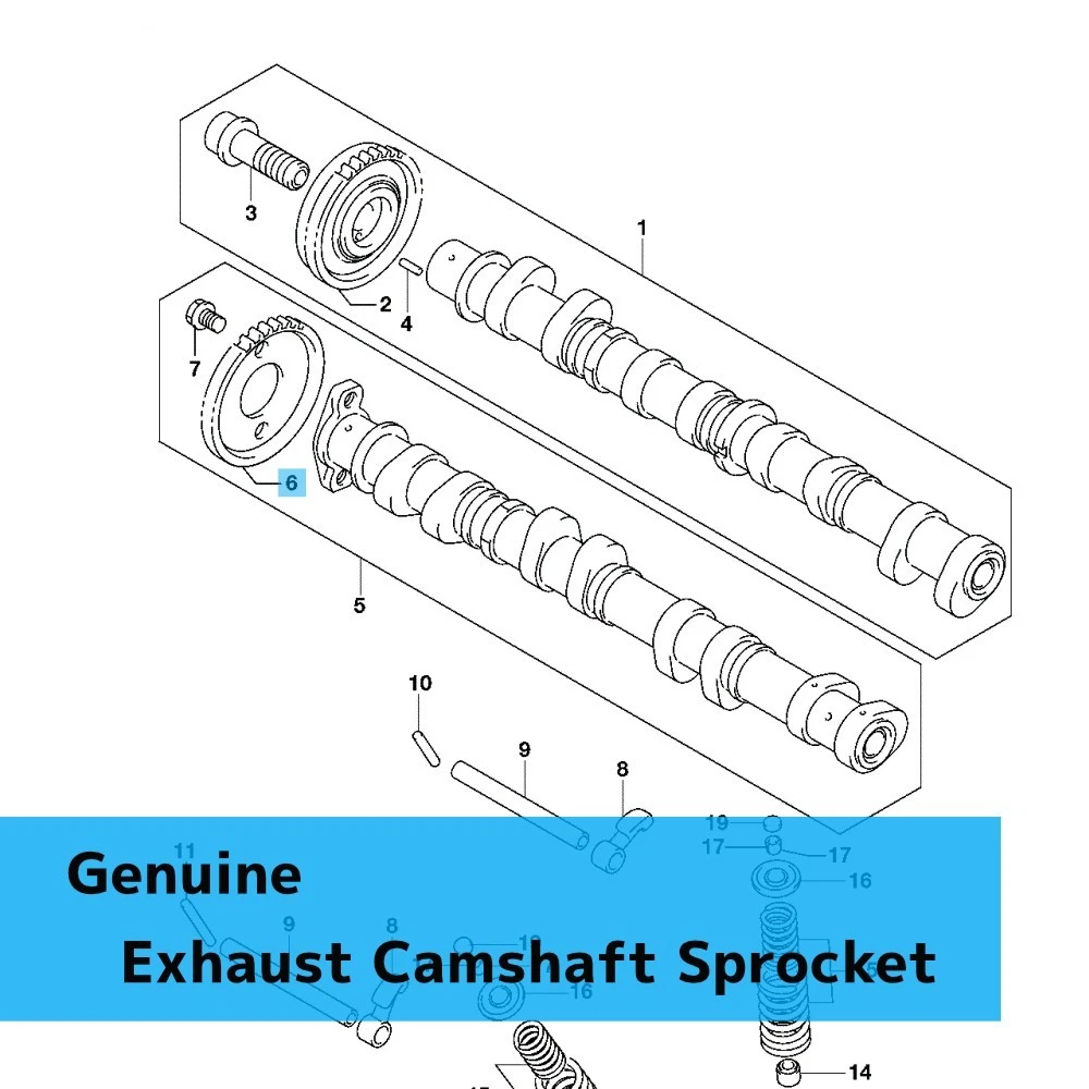 .SPROCKET, CAMSHAFT EXHAUST