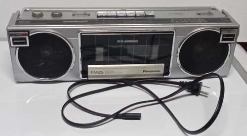 Vintage Panasonic FM Stereo Radio Cassette Player Model RX - FM25 - Works/Parts
