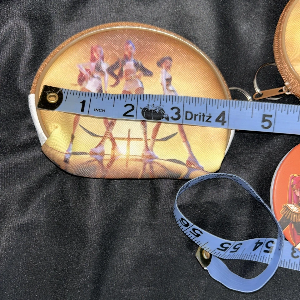 动漫恶魔猎人硬币钱包棕色和小巧镜面橙色套装 — 第 4/4 张图片