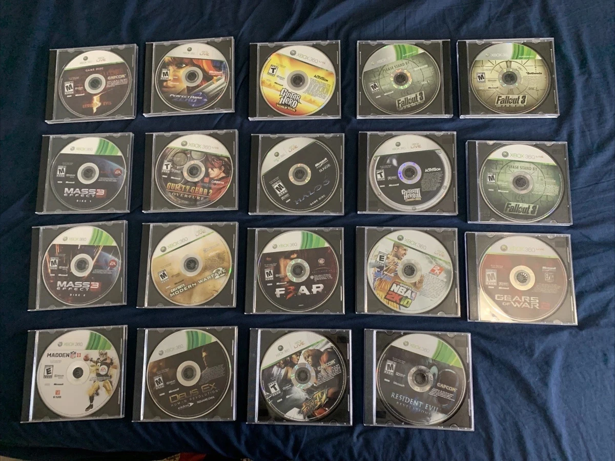 Lot De Jeux Xbox 360 – Divers Titres Dont Assassin's Creed – En Loose – Bon état