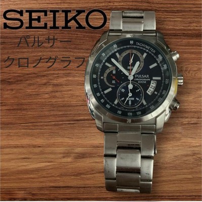 SEIKO クロノグラフ 7T62 100m防水 SEIKO 7T62 6M30 WHITE ALARM CHRONOGRAPH 100M VERY CLEAN | eBay