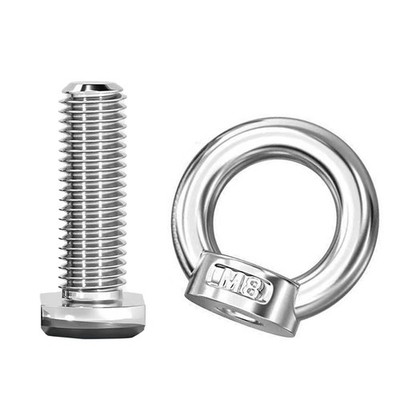 T Track Mount Tie Down Anchor Roof Rack Accessories, M8 Heavy Duty Ring Shape...