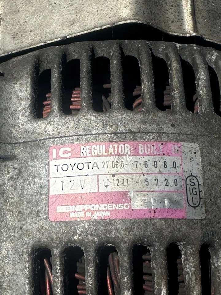 1994 TOYOTA PREVIA ALTERNATOR 27060-76080 - Image 4 of 4