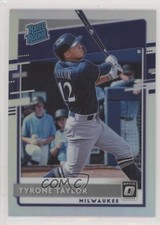 2020 Panini Donruss Optic Rated Rookies Holo Prizm Tyrone Taylor #78 ut4