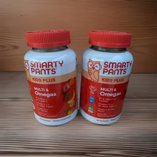 Lot Of 2 SmartyPants Kids Plus Multi  Omegas Gummy Vitamins 80 Gummies