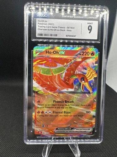 Ho-oh ex 007/034 Charizard And Go-oh EX Deck Pokemon TCG Graded CGC 9