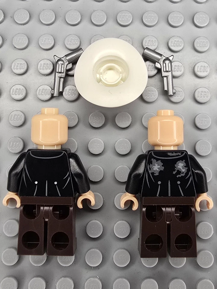 Lego El Llanero Solitario Minifigura TLR001 TLR010 Traje Sucio y Limpio Foto 2 de 4