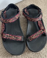 Teva Kids Sandals size 4 Hurricane Red And Orange Water Sports