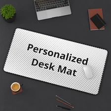 Custom Personalized Desk Mat Mouse Pad Large Game Keyboard  Gamer Geek