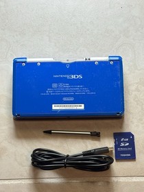 Nintendo 3DS Console Blue Edition With Charger US SELLER Very Good