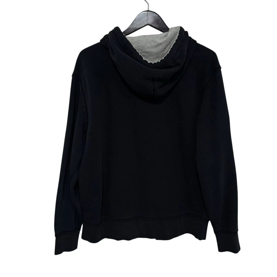 Adidas Originales NBA Chicago Bulls Sudadera con Capucha Negra Talla Grande 23 x 29 Foto 2 de 4