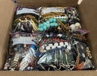 17lbs+ Lot of Vintage to Now WEARABLE Mixed Costume Jewelry Box Bulk Resale #5!