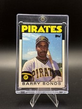 1986 Topps Traded Barry Bonds #11T RC Rookie Card . rookie card picture